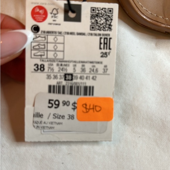 Zara clear and nude heels - Picture 3 of 5